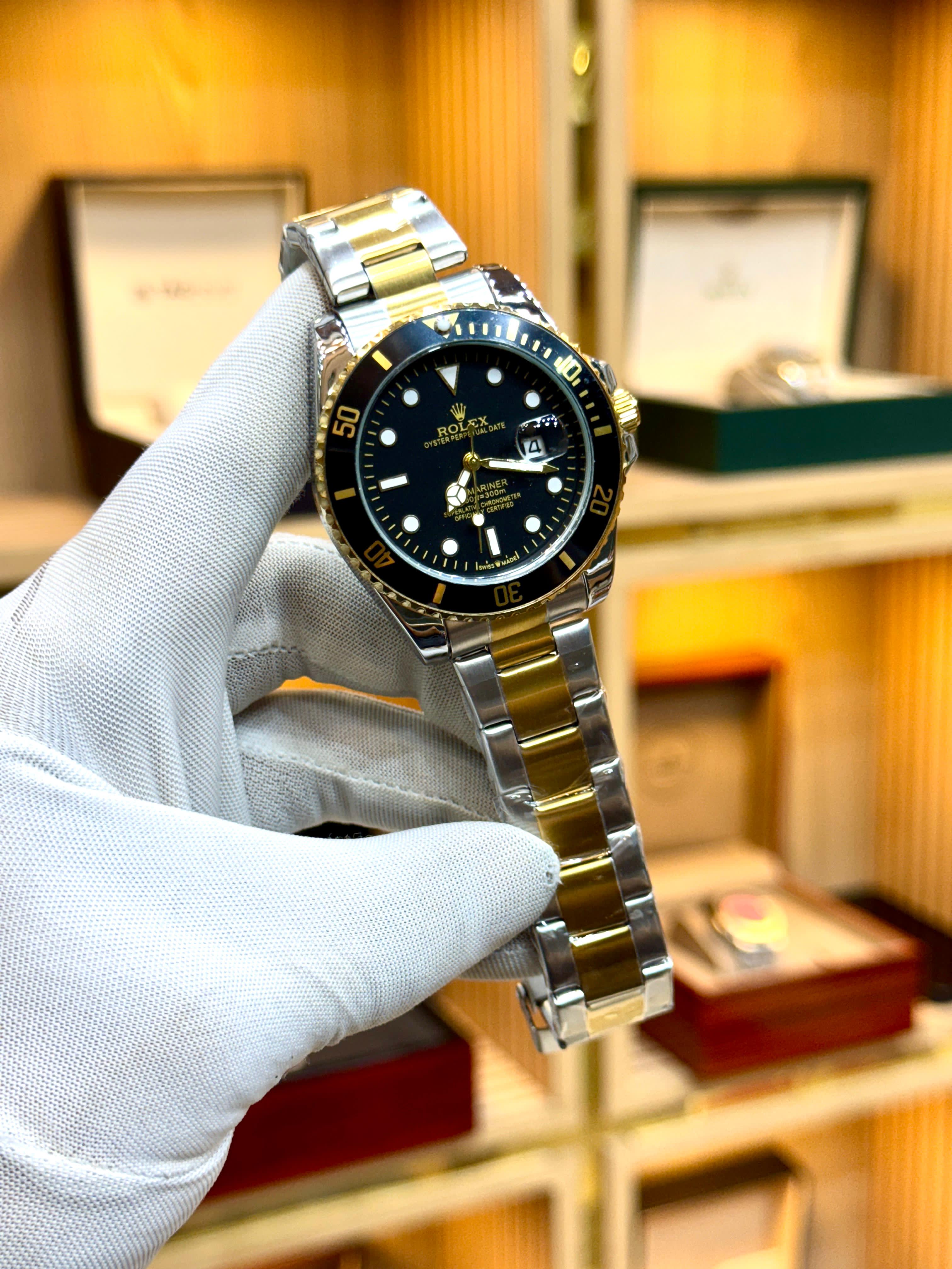 Rolex Submariner TwoTone Black Dial alternate